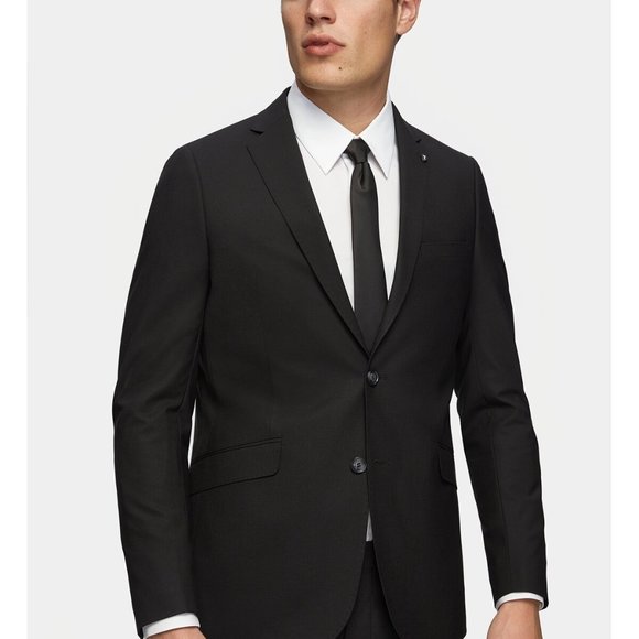 TWEEN Black Travel Suit (Slim Fit) - Picture 3 of 5